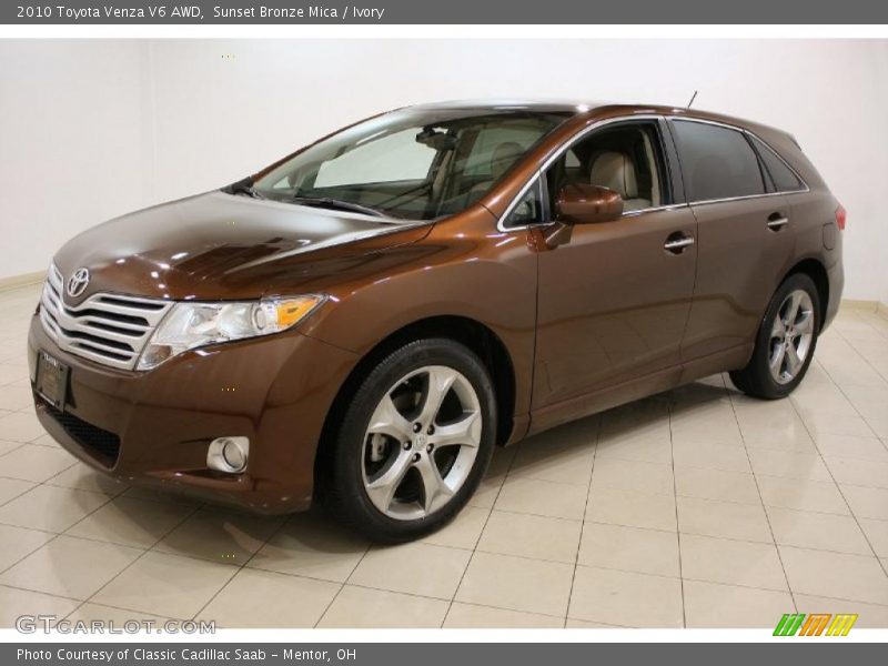 Sunset Bronze Mica / Ivory 2010 Toyota Venza V6 AWD