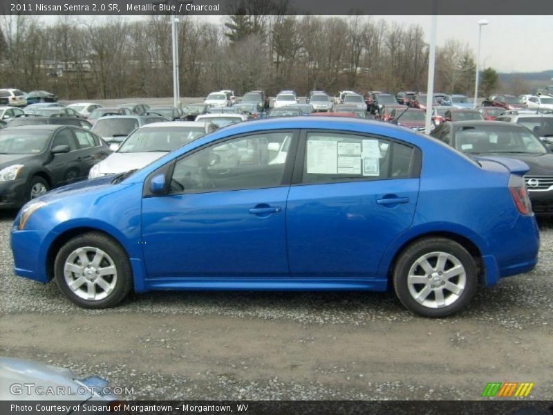 Metallic Blue / Charcoal 2011 Nissan Sentra 2.0 SR