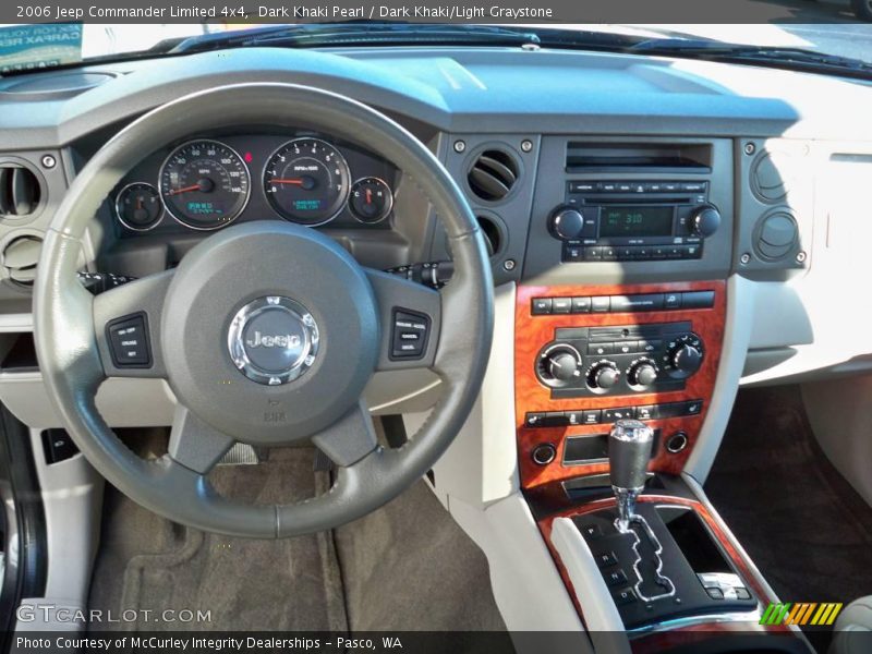 Dark Khaki Pearl / Dark Khaki/Light Graystone 2006 Jeep Commander Limited 4x4