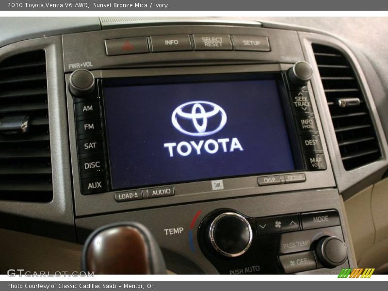 Sunset Bronze Mica / Ivory 2010 Toyota Venza V6 AWD
