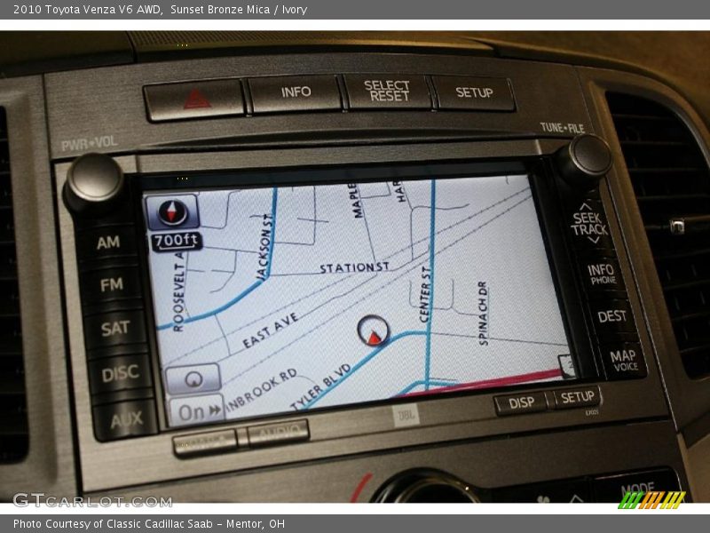 Navigation of 2010 Venza V6 AWD