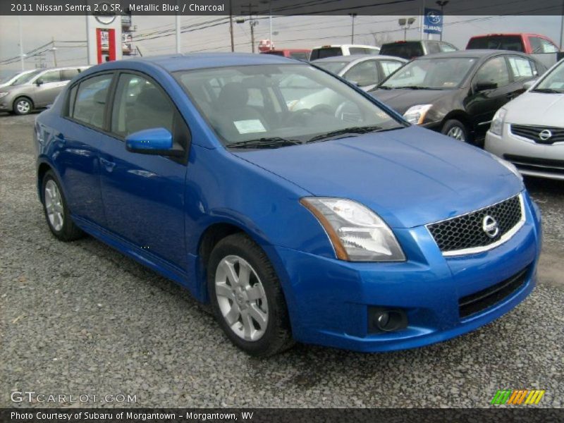 Metallic Blue / Charcoal 2011 Nissan Sentra 2.0 SR