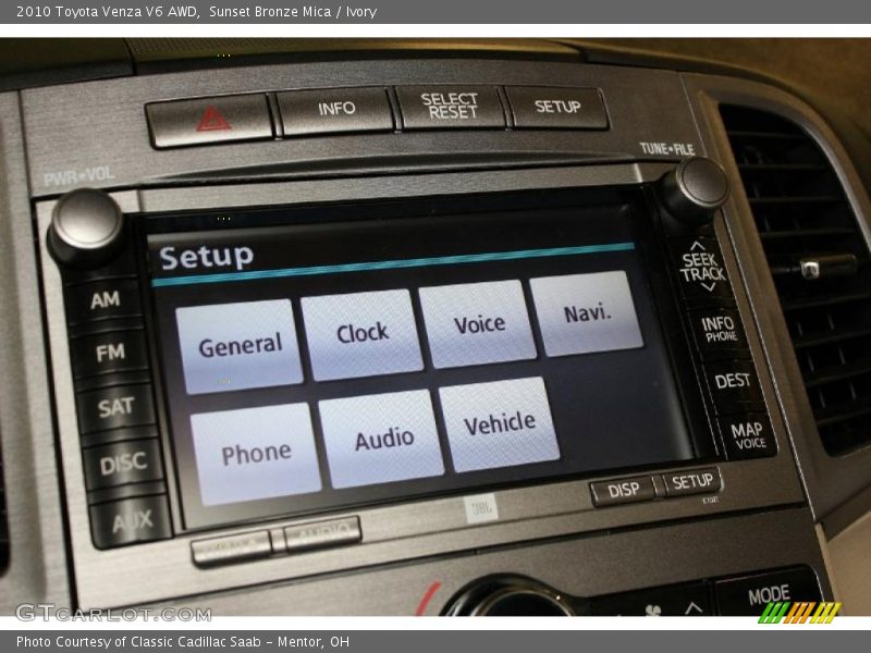 Sunset Bronze Mica / Ivory 2010 Toyota Venza V6 AWD
