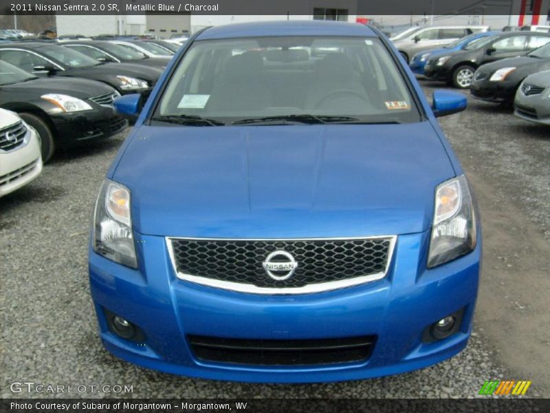 Metallic Blue / Charcoal 2011 Nissan Sentra 2.0 SR