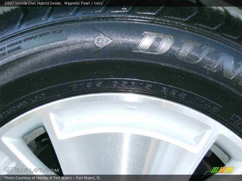 Magnetic Pearl / Ivory 2007 Honda Civic Hybrid Sedan