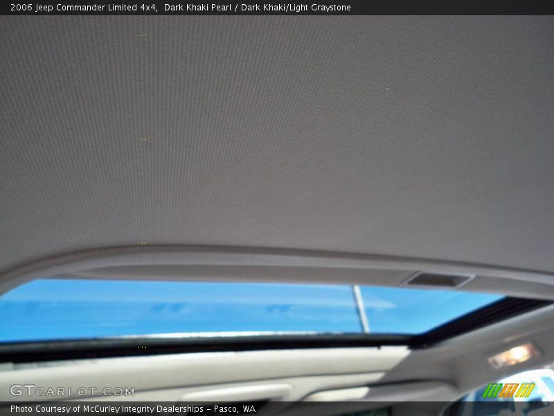 Dark Khaki Pearl / Dark Khaki/Light Graystone 2006 Jeep Commander Limited 4x4