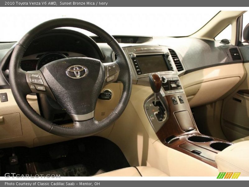 Dashboard of 2010 Venza V6 AWD
