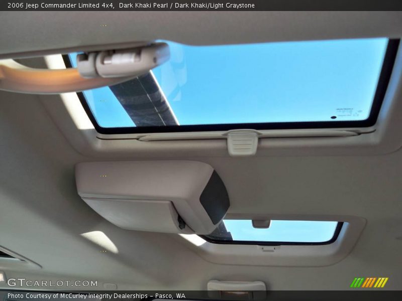 Dark Khaki Pearl / Dark Khaki/Light Graystone 2006 Jeep Commander Limited 4x4