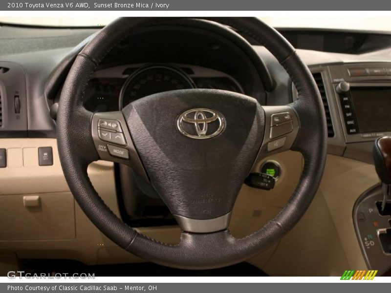 Sunset Bronze Mica / Ivory 2010 Toyota Venza V6 AWD
