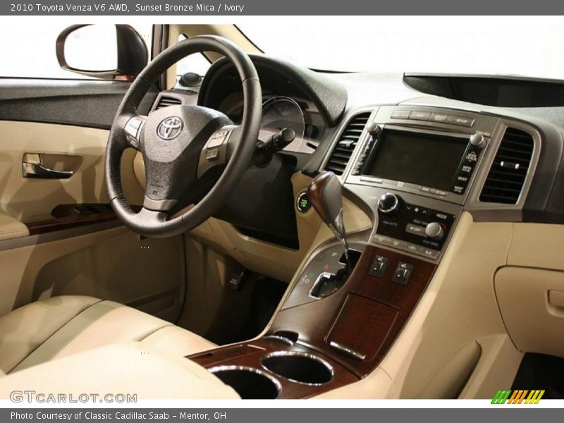 Sunset Bronze Mica / Ivory 2010 Toyota Venza V6 AWD