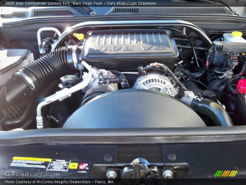 Dark Khaki Pearl / Dark Khaki/Light Graystone 2006 Jeep Commander Limited 4x4