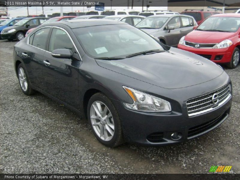 Metallic Slate / Charcoal 2011 Nissan Maxima 3.5 SV