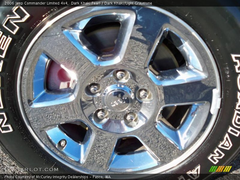 Dark Khaki Pearl / Dark Khaki/Light Graystone 2006 Jeep Commander Limited 4x4