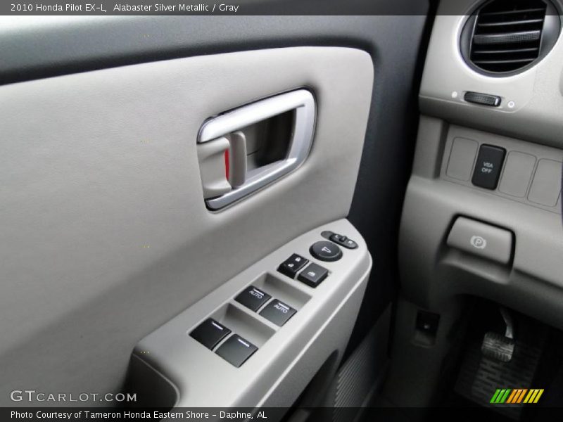 Alabaster Silver Metallic / Gray 2010 Honda Pilot EX-L