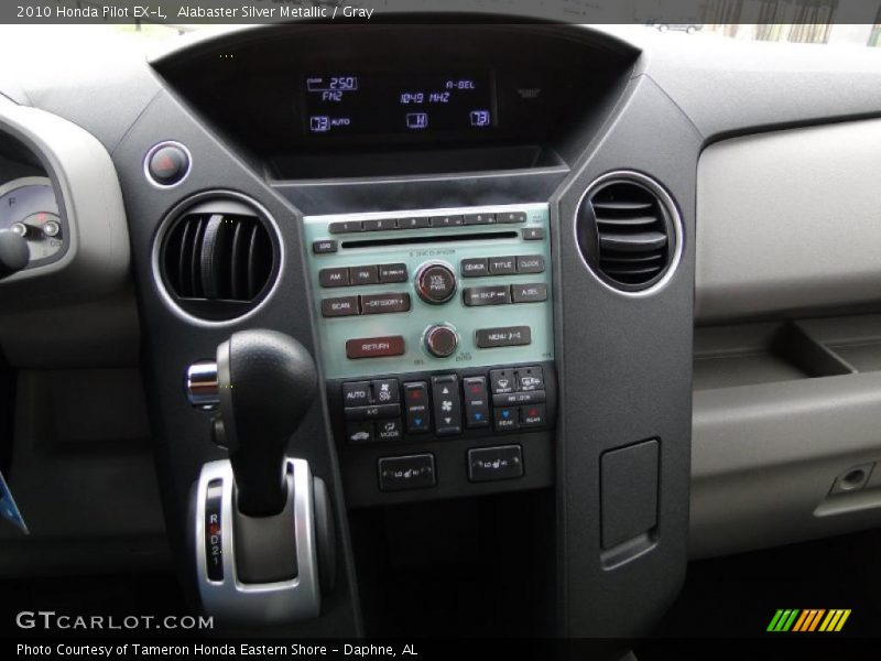 Alabaster Silver Metallic / Gray 2010 Honda Pilot EX-L