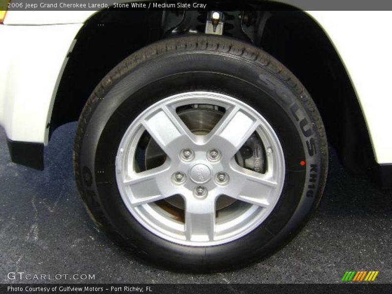Stone White / Medium Slate Gray 2006 Jeep Grand Cherokee Laredo
