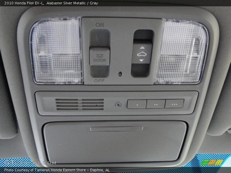 Alabaster Silver Metallic / Gray 2010 Honda Pilot EX-L