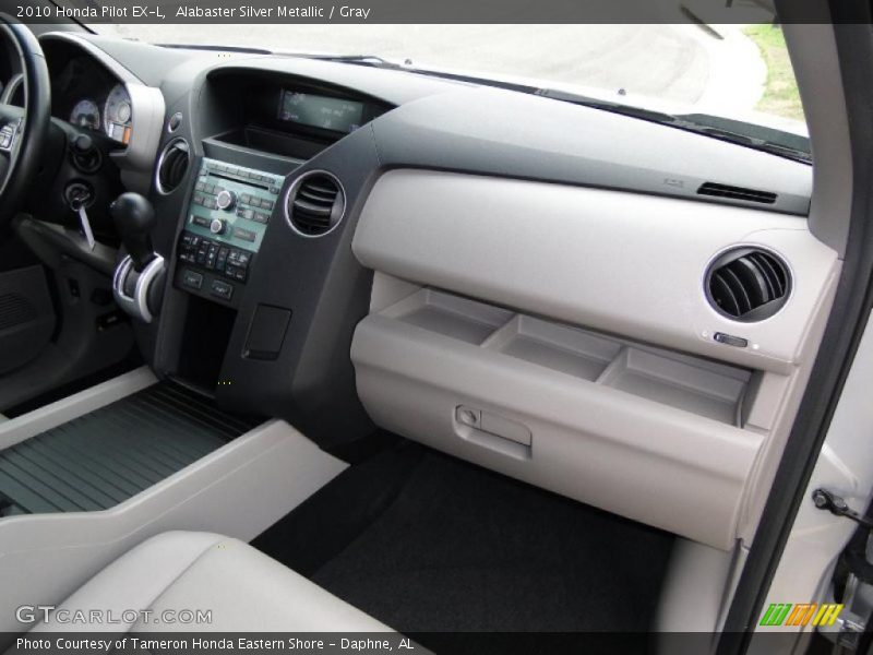 Alabaster Silver Metallic / Gray 2010 Honda Pilot EX-L