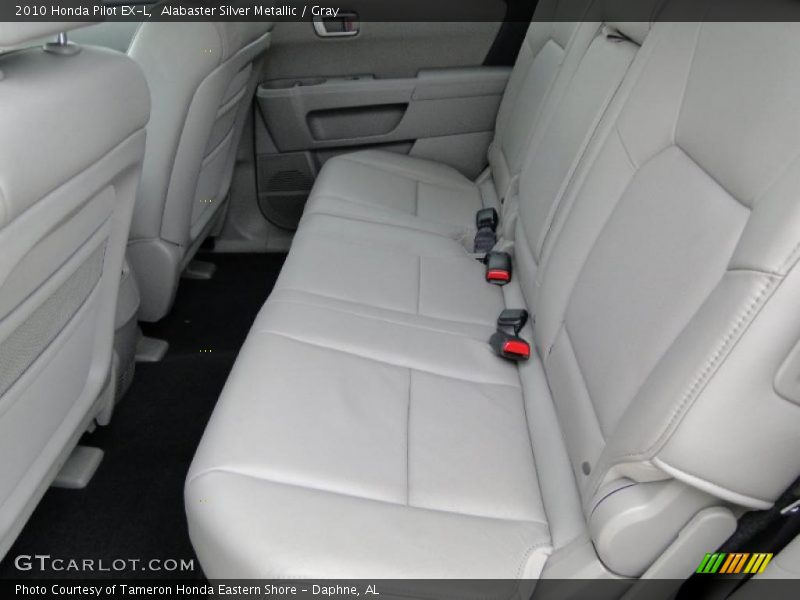 Alabaster Silver Metallic / Gray 2010 Honda Pilot EX-L