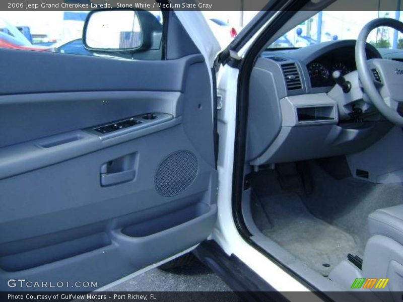 Stone White / Medium Slate Gray 2006 Jeep Grand Cherokee Laredo
