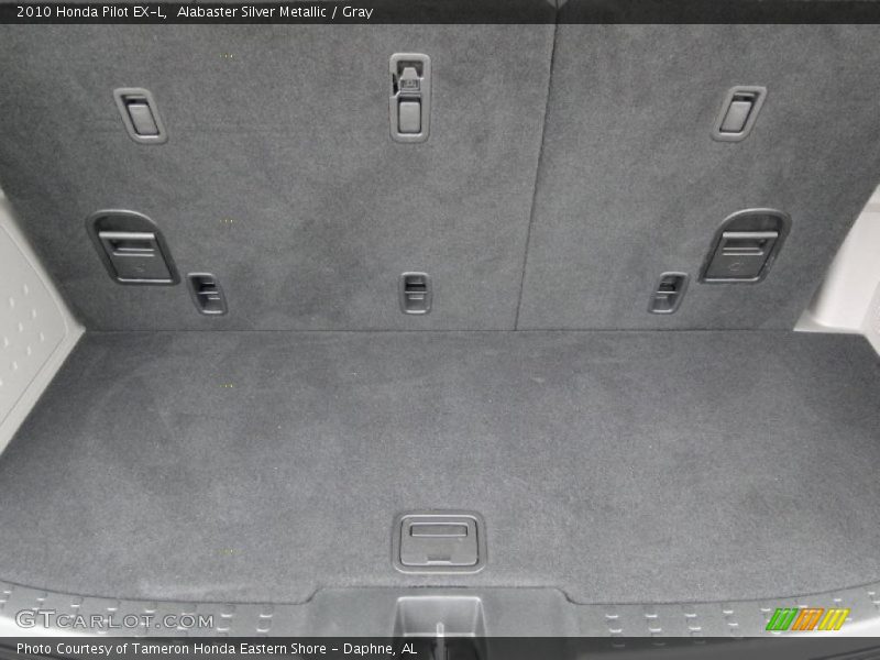 Alabaster Silver Metallic / Gray 2010 Honda Pilot EX-L