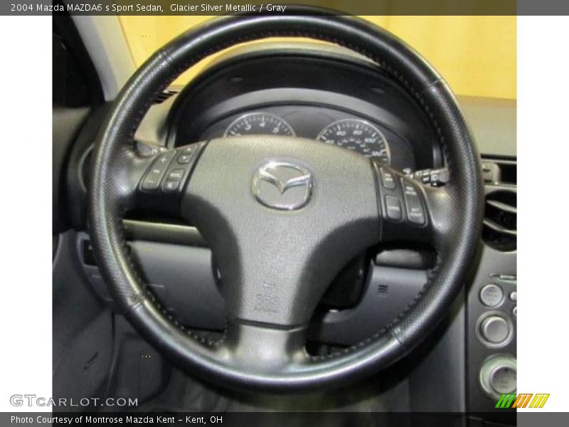 Glacier Silver Metallic / Gray 2004 Mazda MAZDA6 s Sport Sedan