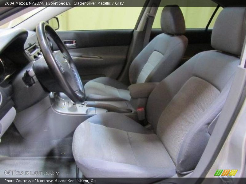 Glacier Silver Metallic / Gray 2004 Mazda MAZDA6 s Sport Sedan