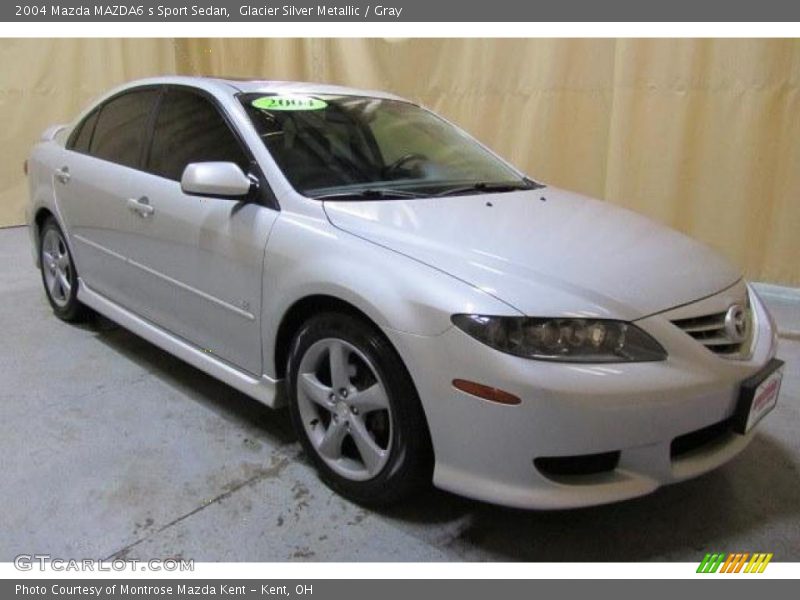 Glacier Silver Metallic / Gray 2004 Mazda MAZDA6 s Sport Sedan