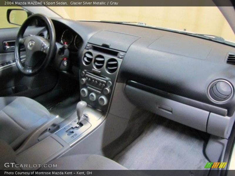 Glacier Silver Metallic / Gray 2004 Mazda MAZDA6 s Sport Sedan