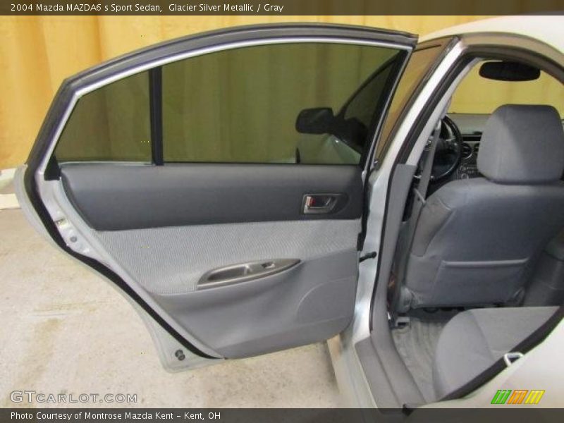 Glacier Silver Metallic / Gray 2004 Mazda MAZDA6 s Sport Sedan