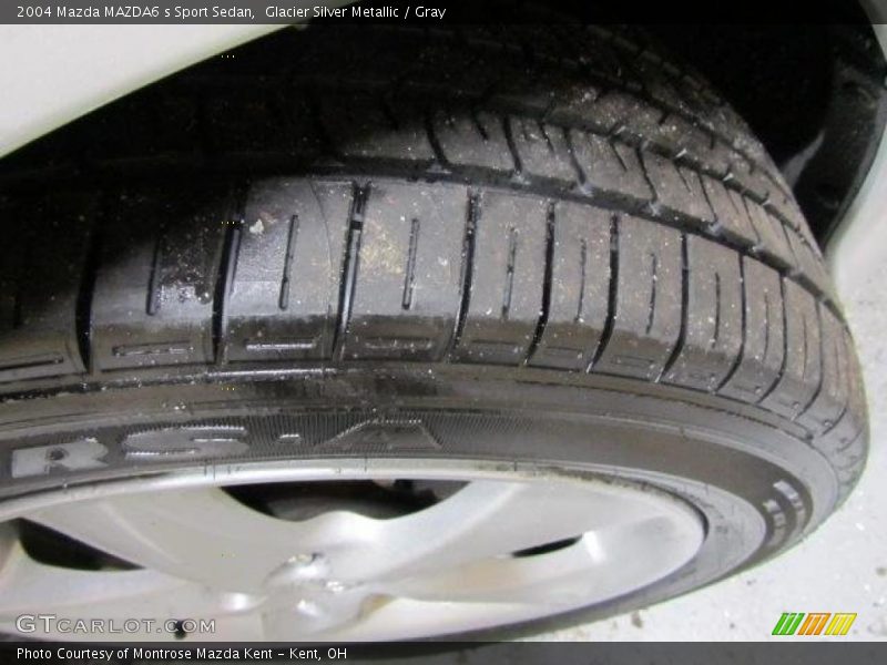 Glacier Silver Metallic / Gray 2004 Mazda MAZDA6 s Sport Sedan