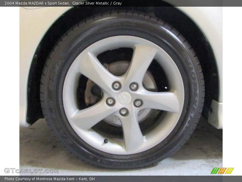 Glacier Silver Metallic / Gray 2004 Mazda MAZDA6 s Sport Sedan