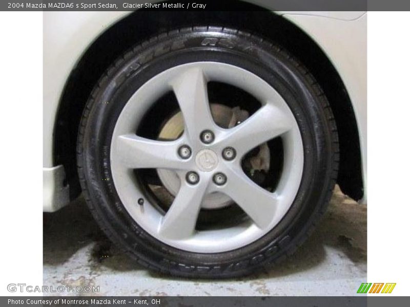 Glacier Silver Metallic / Gray 2004 Mazda MAZDA6 s Sport Sedan