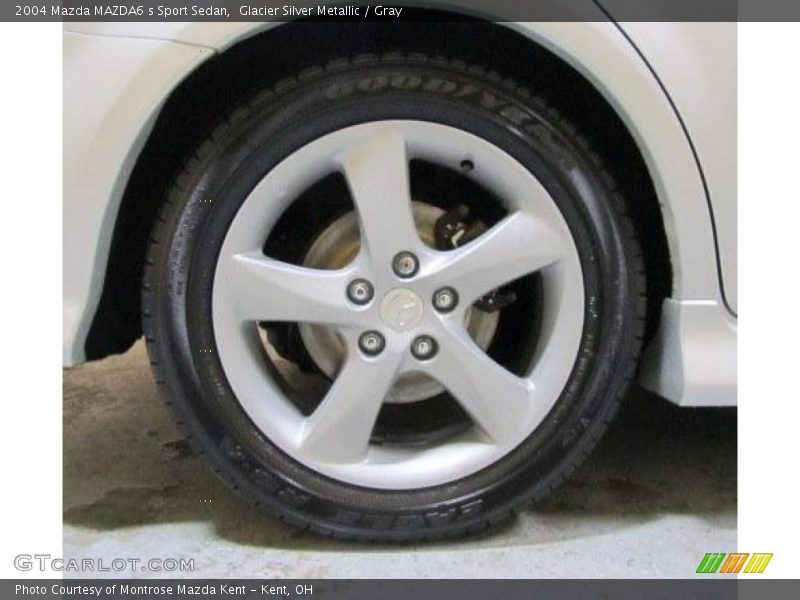 Glacier Silver Metallic / Gray 2004 Mazda MAZDA6 s Sport Sedan