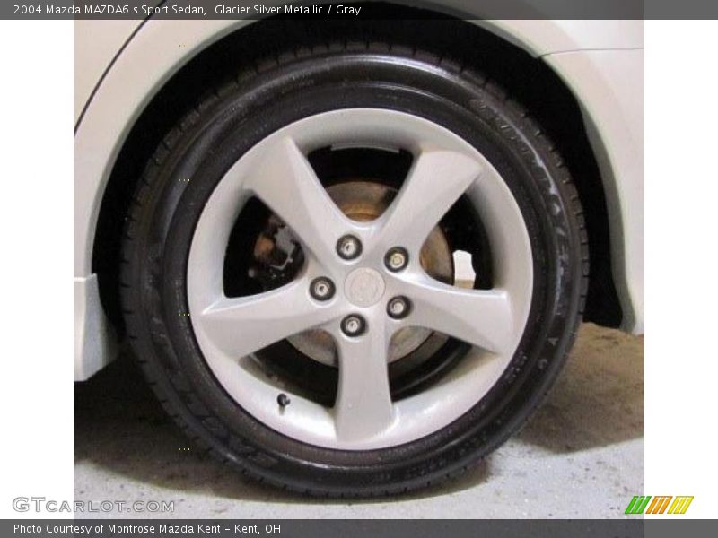 Glacier Silver Metallic / Gray 2004 Mazda MAZDA6 s Sport Sedan