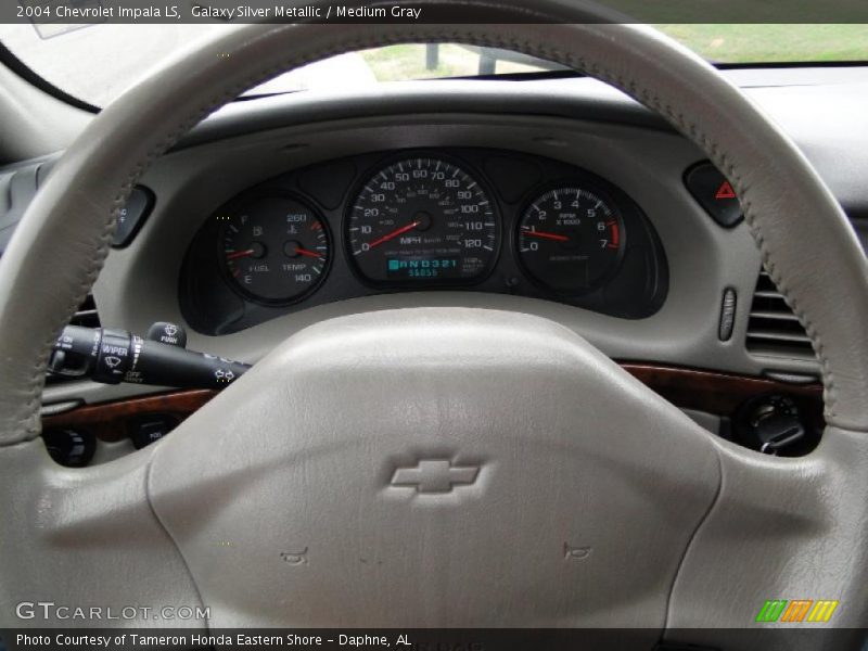 Galaxy Silver Metallic / Medium Gray 2004 Chevrolet Impala LS