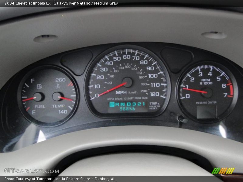 Galaxy Silver Metallic / Medium Gray 2004 Chevrolet Impala LS
