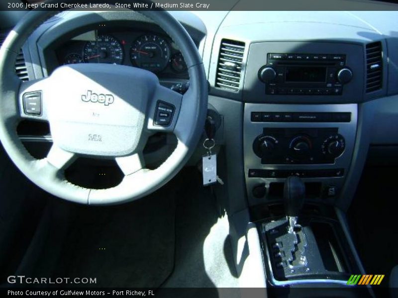 Stone White / Medium Slate Gray 2006 Jeep Grand Cherokee Laredo
