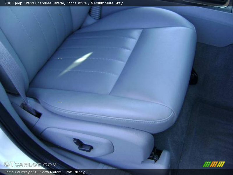 Stone White / Medium Slate Gray 2006 Jeep Grand Cherokee Laredo