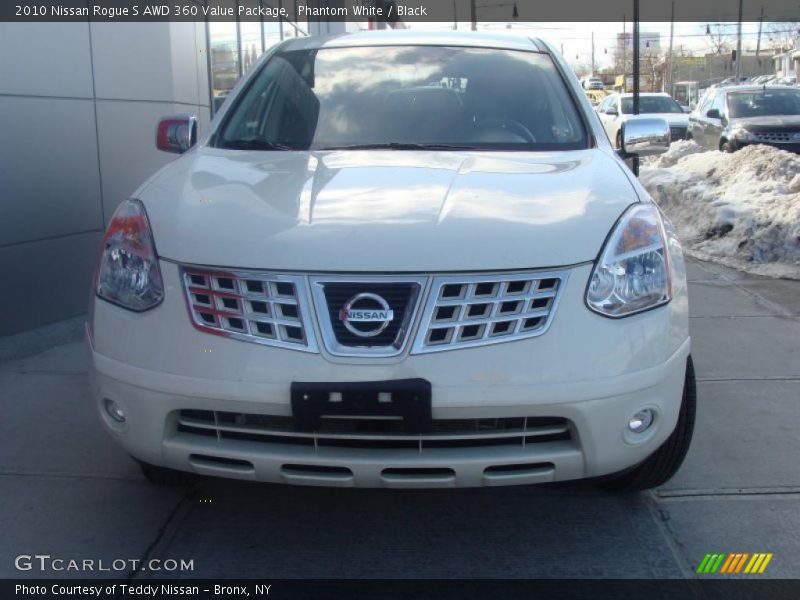 Phantom White / Black 2010 Nissan Rogue S AWD 360 Value Package