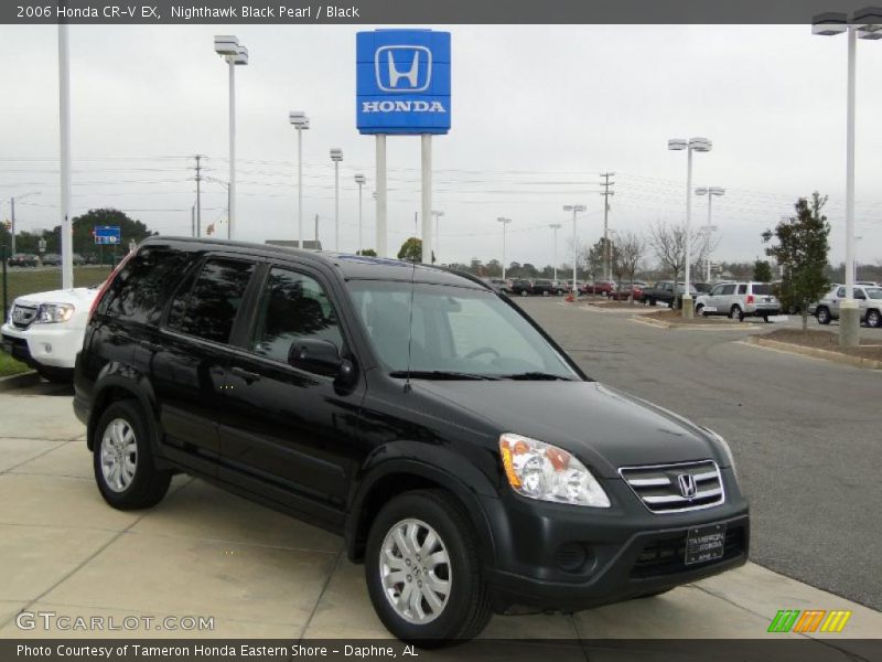 Nighthawk Black Pearl / Black 2006 Honda CR-V EX