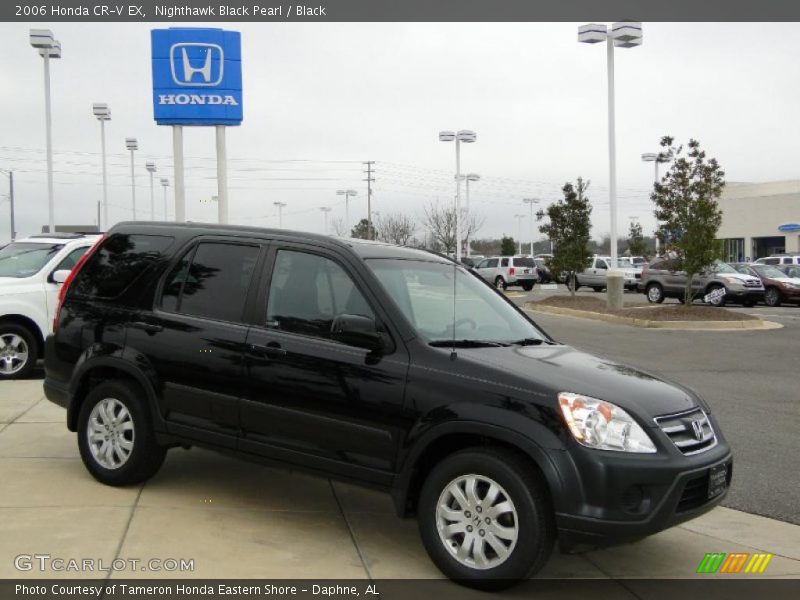 Nighthawk Black Pearl / Black 2006 Honda CR-V EX