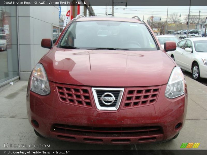 Venom Red Pearl / Black 2008 Nissan Rogue SL AWD