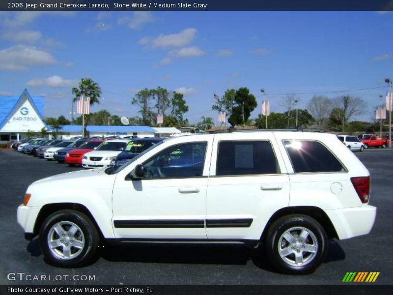 Stone White / Medium Slate Gray 2006 Jeep Grand Cherokee Laredo