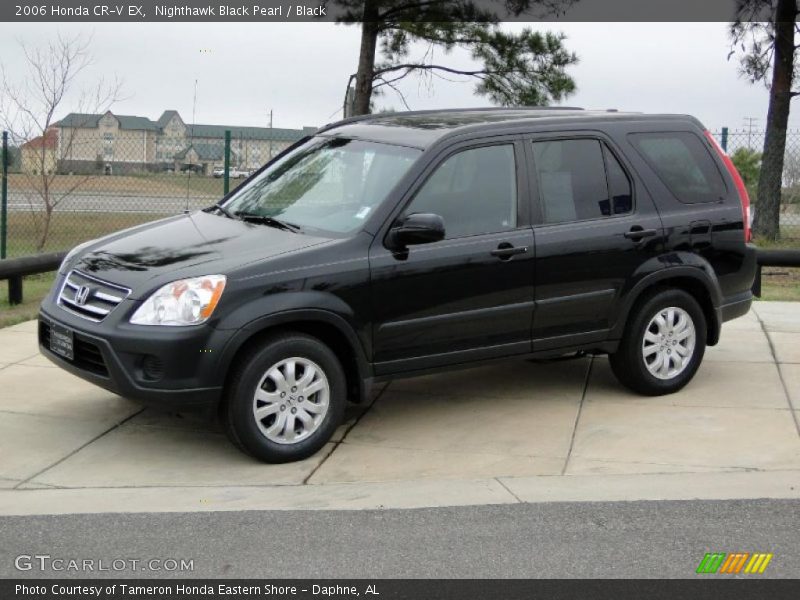 Nighthawk Black Pearl / Black 2006 Honda CR-V EX