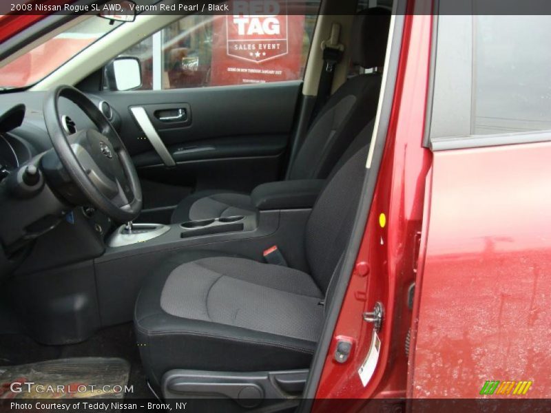 Venom Red Pearl / Black 2008 Nissan Rogue SL AWD