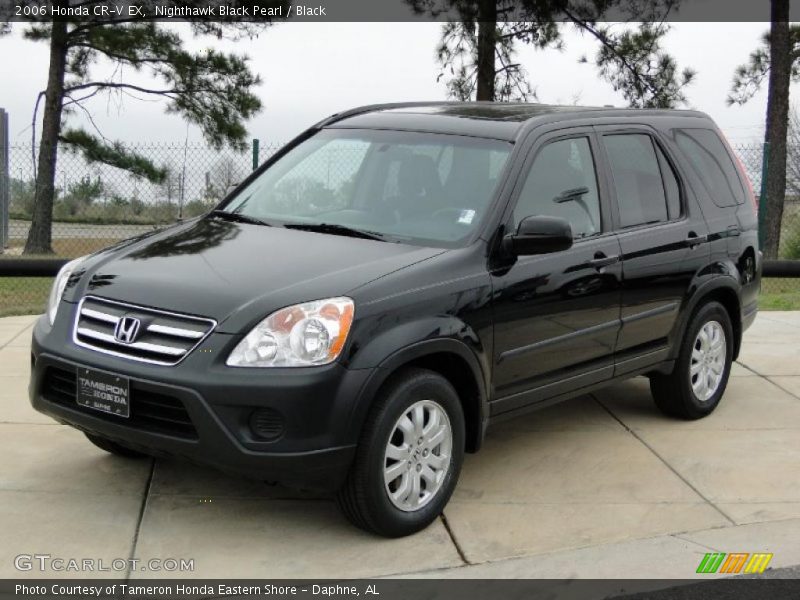 Nighthawk Black Pearl / Black 2006 Honda CR-V EX