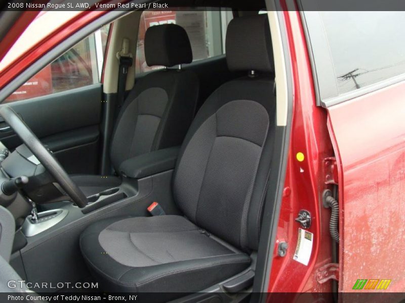 Venom Red Pearl / Black 2008 Nissan Rogue SL AWD