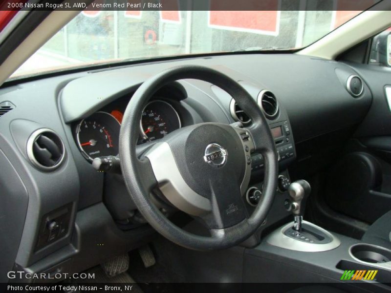 Venom Red Pearl / Black 2008 Nissan Rogue SL AWD