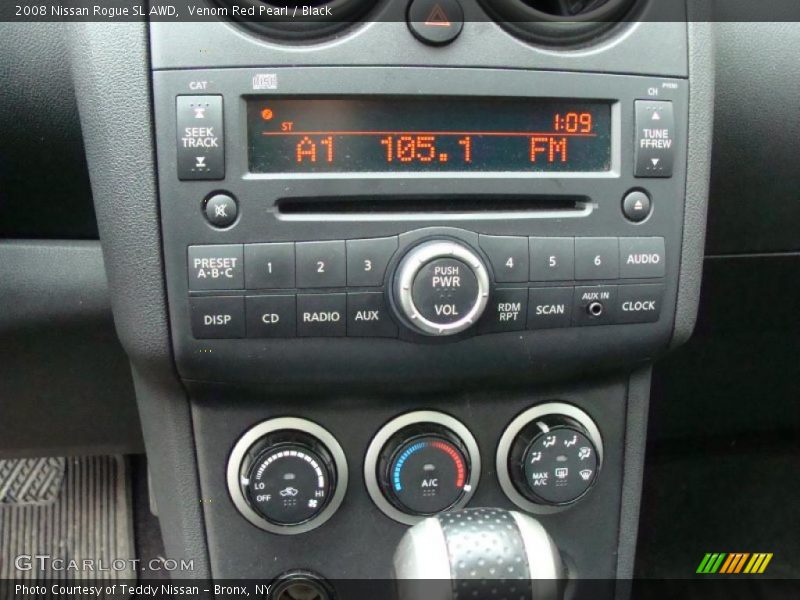 Venom Red Pearl / Black 2008 Nissan Rogue SL AWD